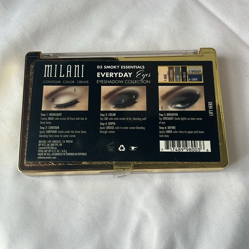 Eyeshadow Palettes Milani Smoky Essential Revlon Romantic Nudes